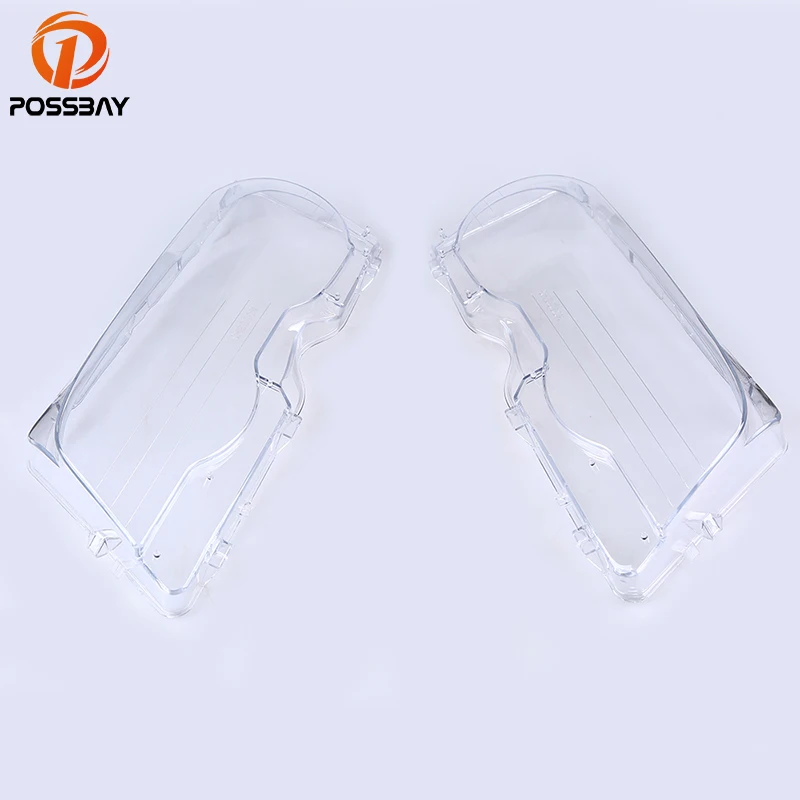 

POSSBAY Clear Headlight Lens Shell Cover Head Lamp Assembly for BMW 3-Series E46 Coupe Pre-facelift 2000-2003 Headlamp Lenses