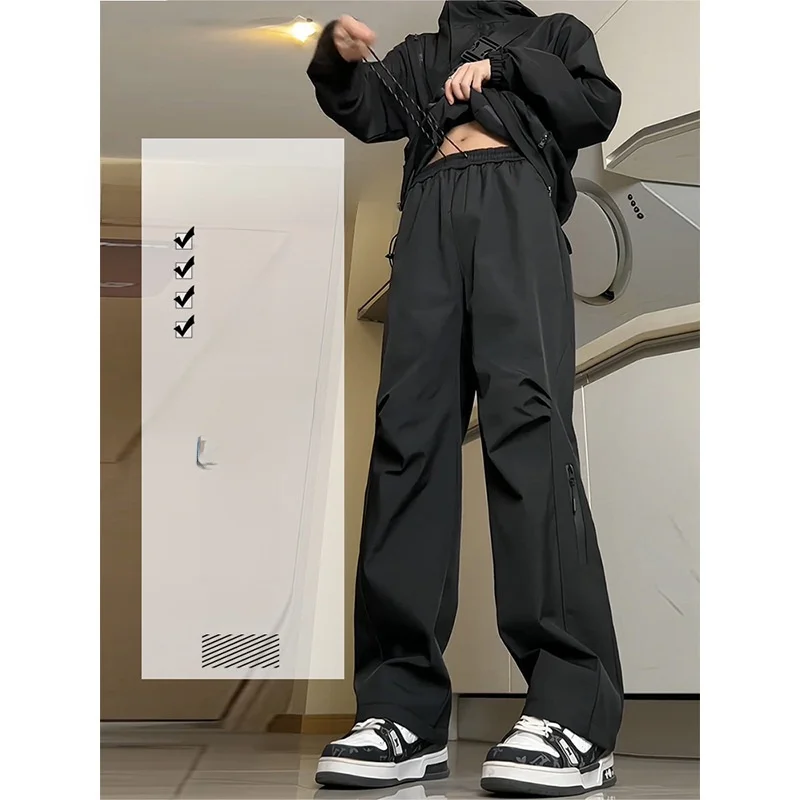 Однотонные повседневные брюки с тремя противоскользящими водонепроницаемыми