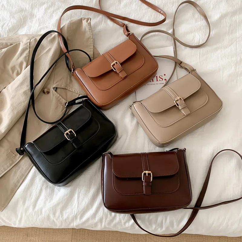 

Single Shoulder Small Bag Female New Style Simple Sense Fashion Underarm Small Square Bag Crossbody Bag
