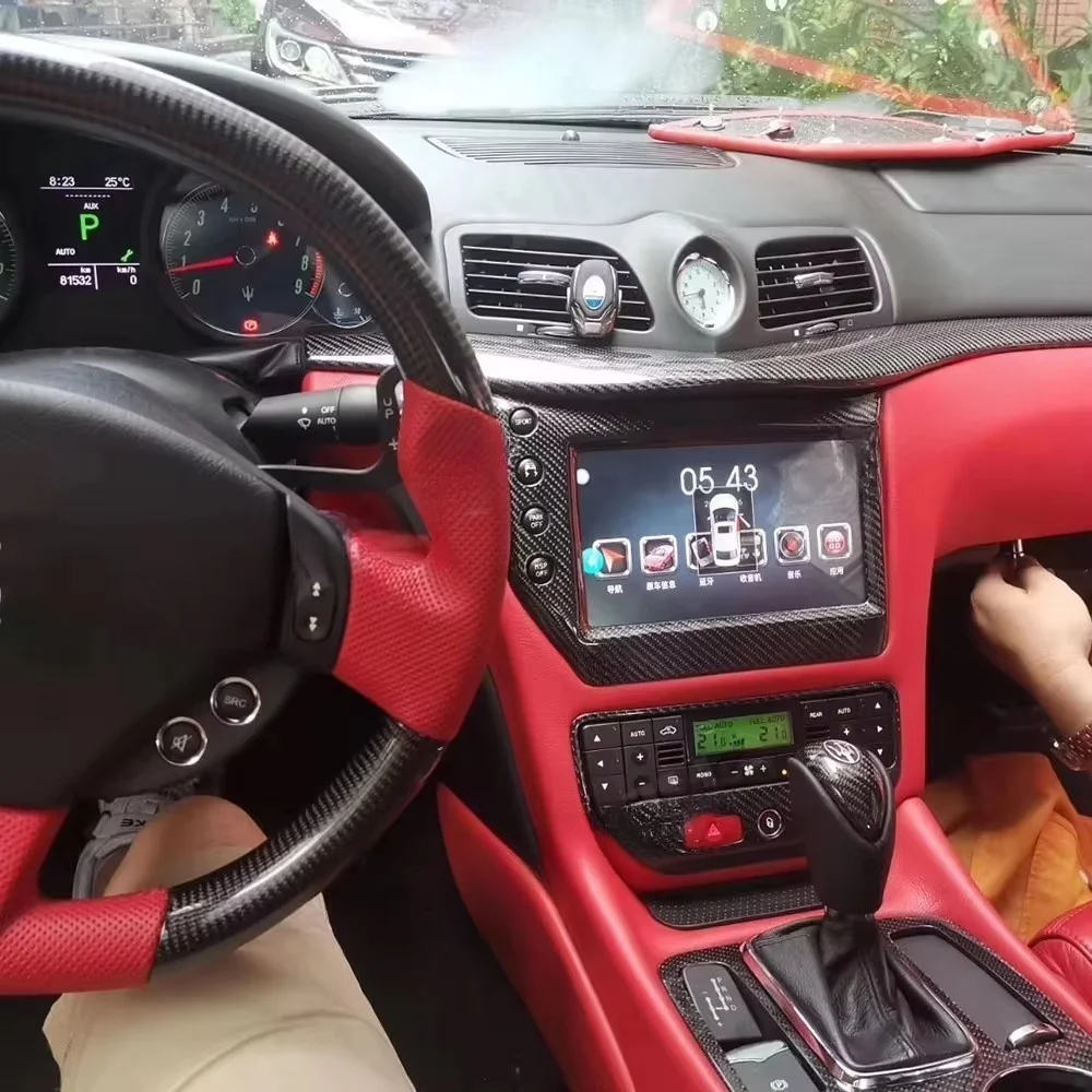 QLED Android 13 автомобильный радиоприемник для Maserati GT 2007-2015 GPS мультимедийный