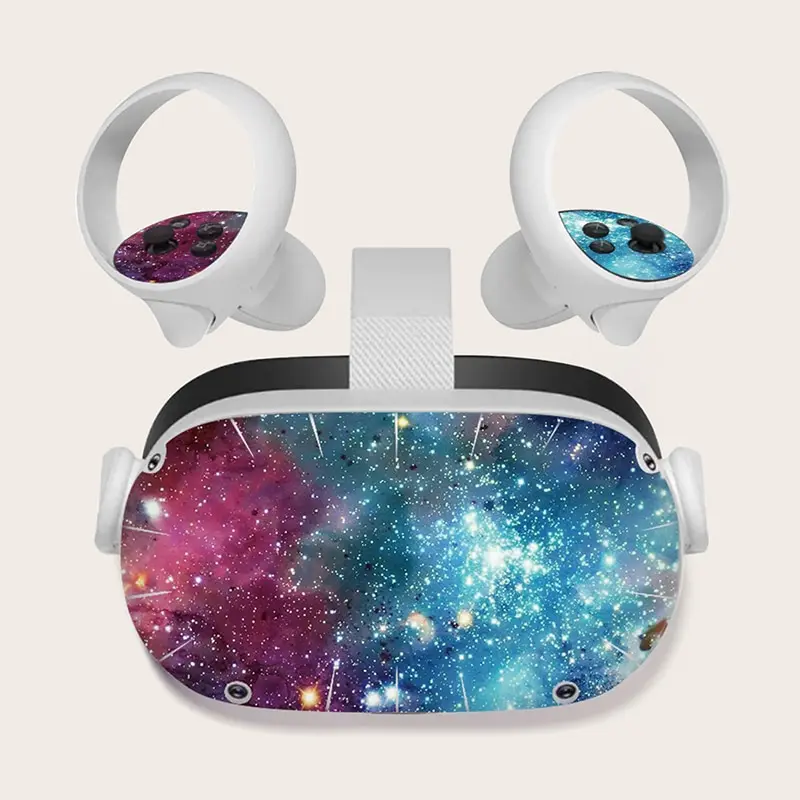 Наклейка на кожу для Oculus Quest 2 VR гарнитура контроллер ПВХ наклейки милый