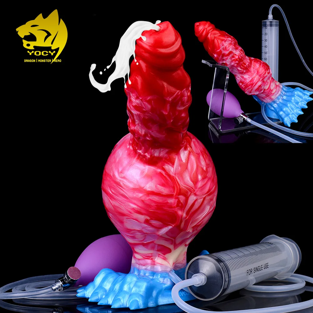 YOCY надувной узел фаллоимитатор эякуляционная собака пенис игрушки для мужчин