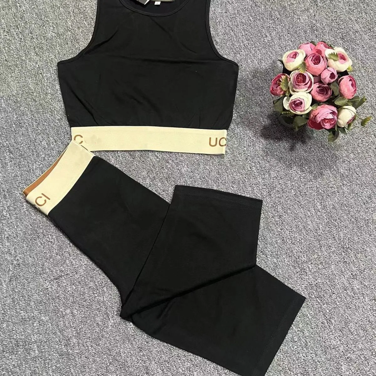 

Женские брюки на коленях, женский короткий топ, летнее платье, Y2k топы, новая футболка с круглым вырезом, сексуальный жилет без рукавов для женщин, 2 предмета