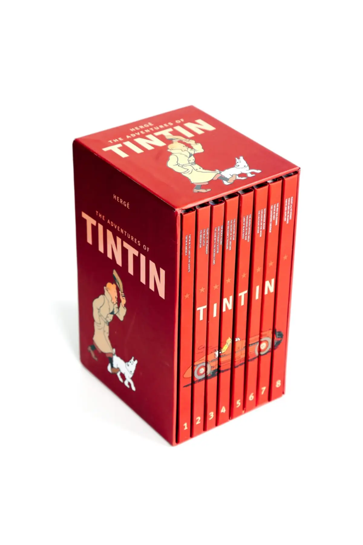 

Приключения Тинтина: комплект полной коллекции 8 книг (твердый переплет)
