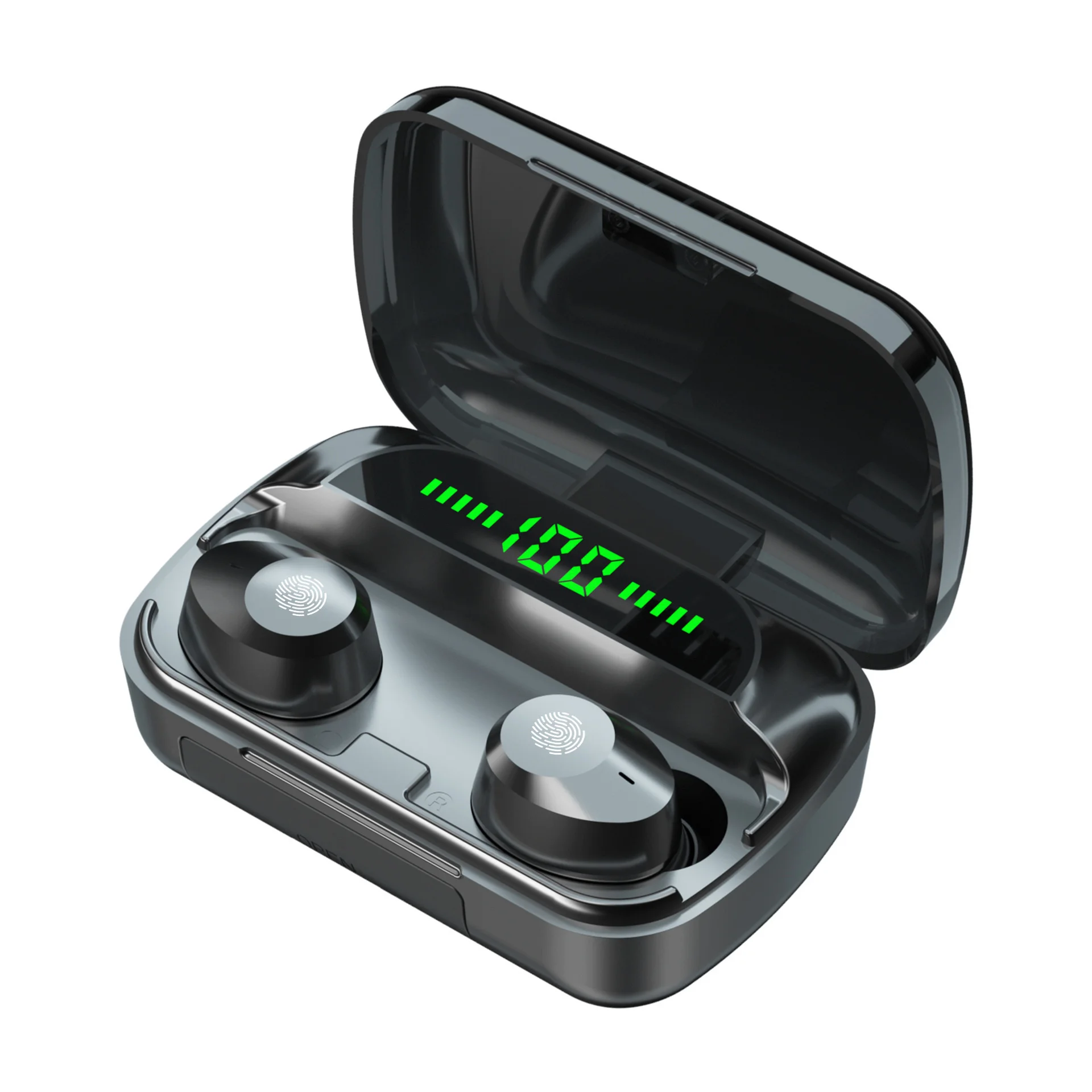 Купи Headset Stereo Headset Bass Headset TWS Wireless Bluetooth Binaural Headset In Ear Mini Touch Sport With Charging Chamber Best за 539 рублей в магазине AliExpress