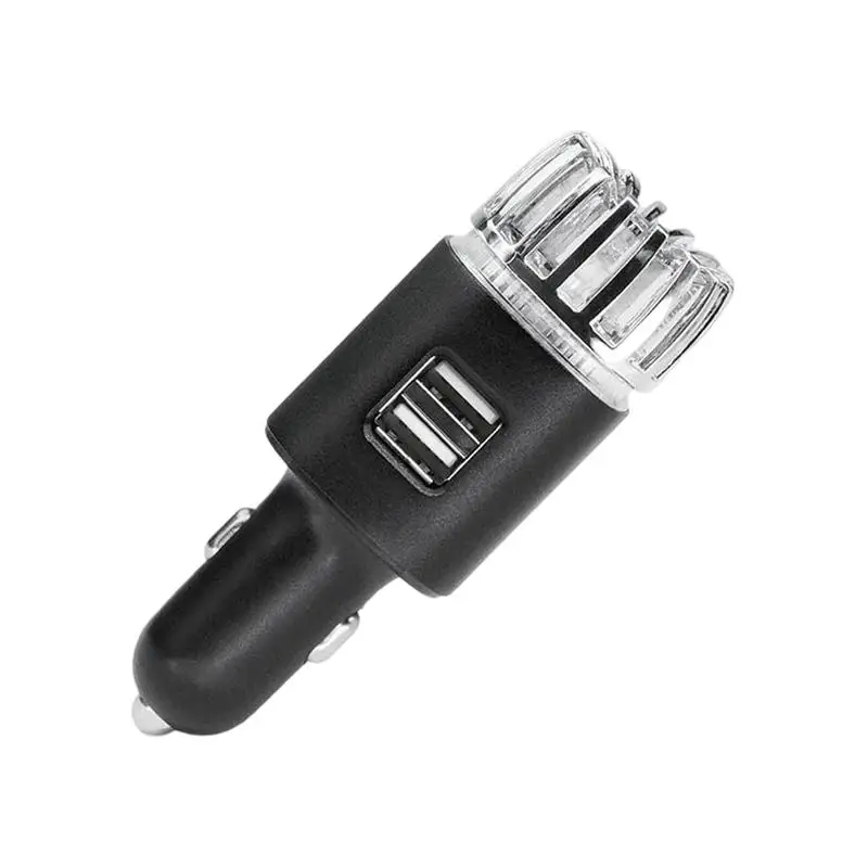Автомобильный очиститель 2 в 1 ионизатор ионный освежитель воздуха с USB-портами