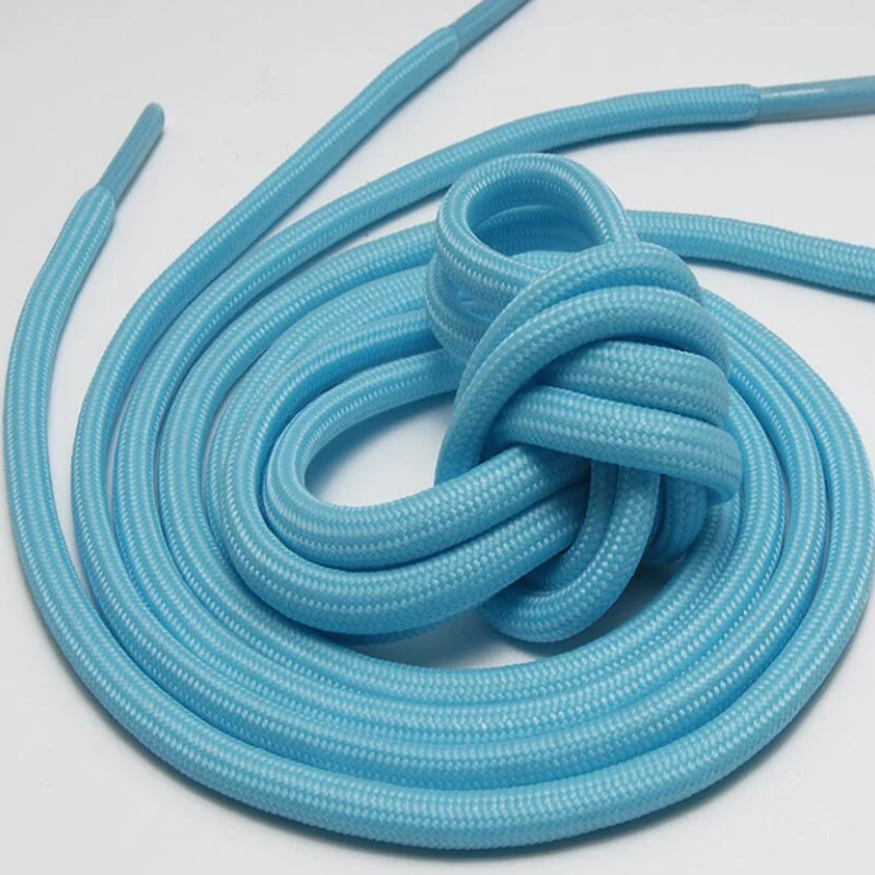 1Pair Colorful Luminous Shoelaces Sneakers Shoe Laces Reflective Shoelace 0.5cm Diameter Thick Round Laces Shoes Accessories