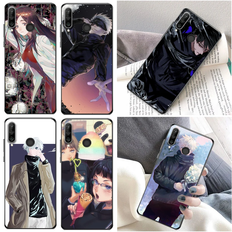 

Jujutsu Kaisen Fushiguro Megumi Sukuna Yuji Itadori Satoru Gojo Phone Case For Huawei P30 Pro Lite Cases Funda Back Cover Coque