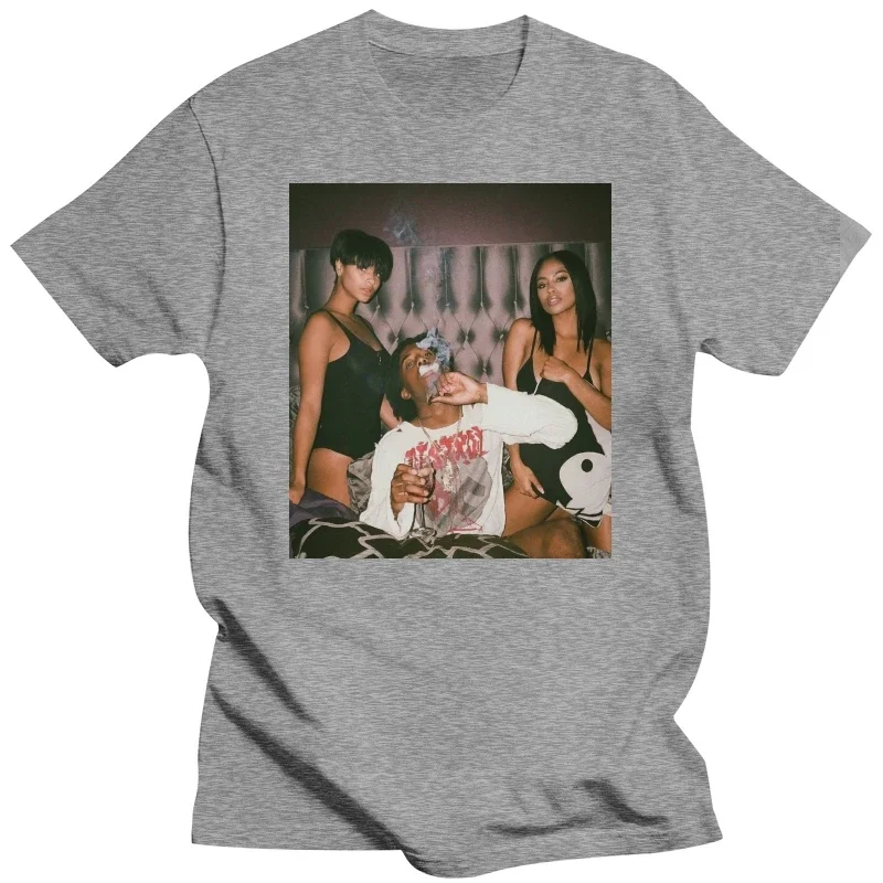 Футболка Playboi Carti мужская с круглым вырезом винтажная тенниска в стиле рэпера