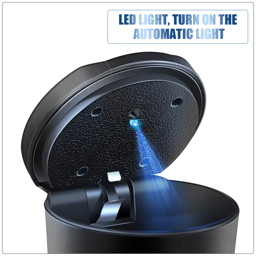 Автоматическая светодиодная дымовая автомобильная пепельница для Mitsubishi Lancer ASX