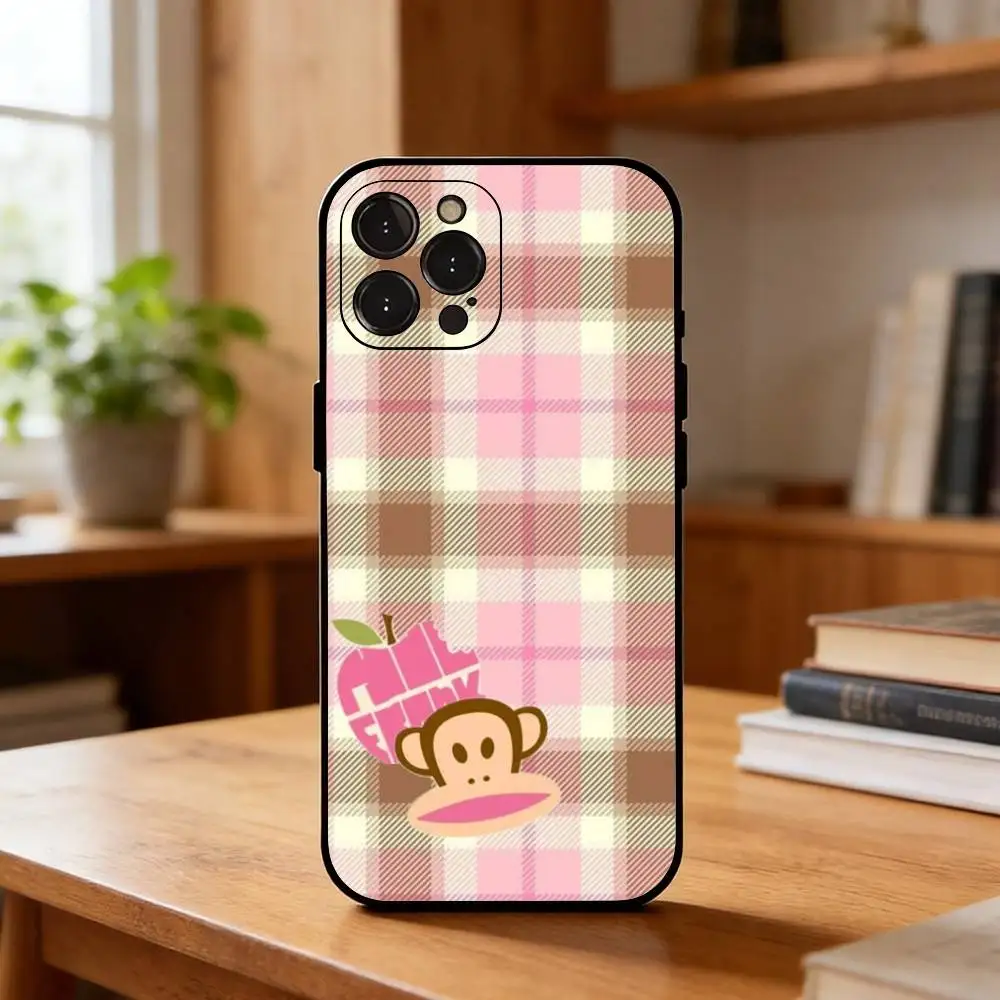 Фото Модный чехол CUTE T-pauls-frank-s для iPhone 17, 16, 15, 14, 13, 12 Plus, Pro Max, XS, 5G, мягкий силиконовый, черный №3