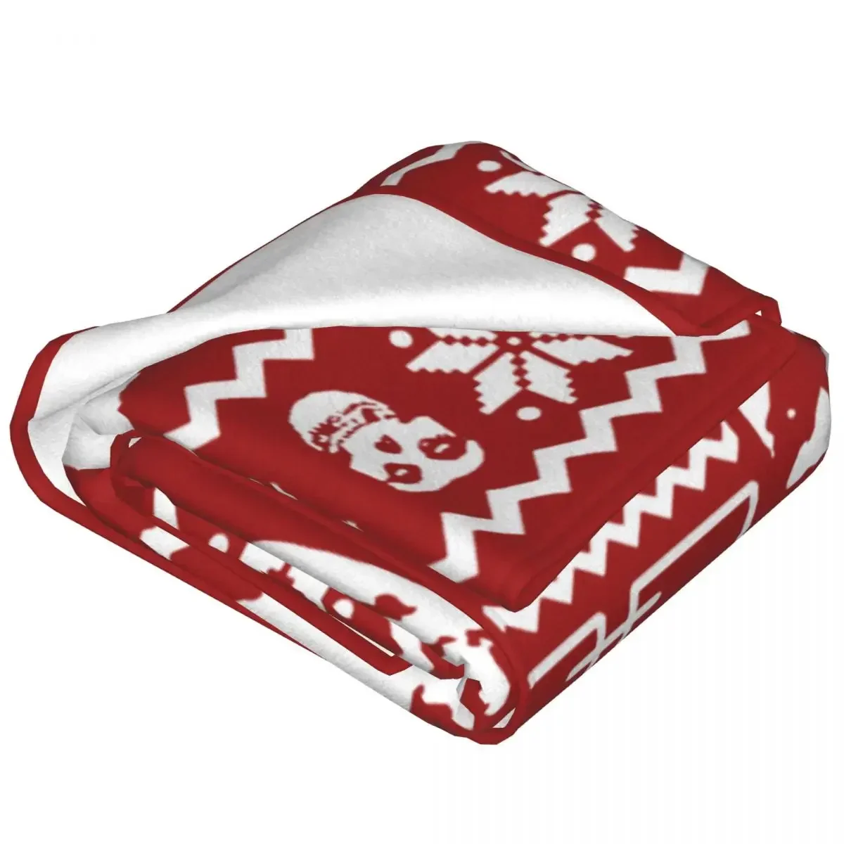 Misfits рождественский джемпер одеяла малиновый призрак панк Фланелевое смешное