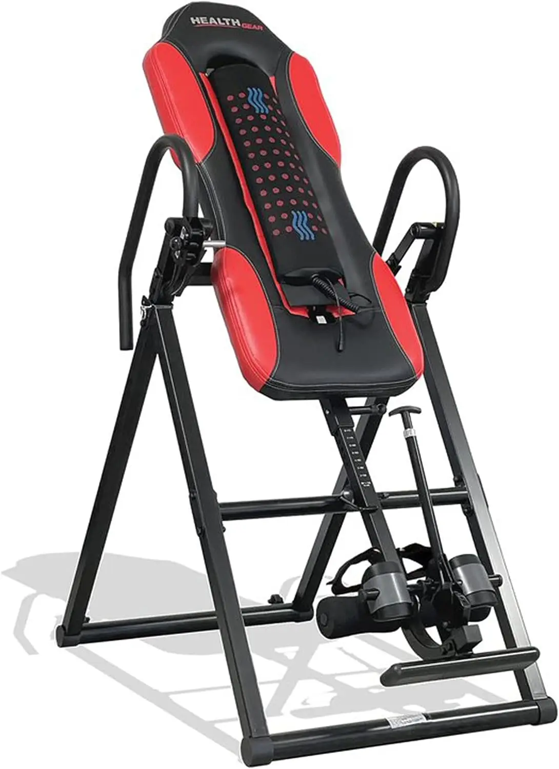 

Gear HGI 5.9 - Advanced Technology Heavy Duty Heat & Vibration Massage Inversion Table, 300Lbs Max, Red/Black