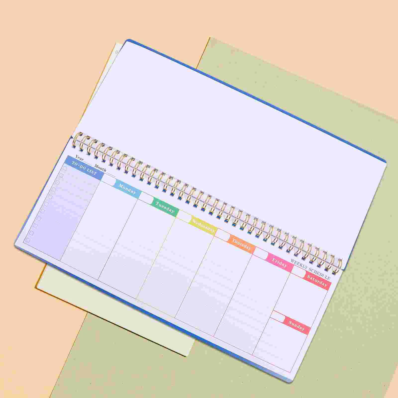 Планировщик 2024 2025 Еженедельный офисный стол без даты Ежедневное часовой график