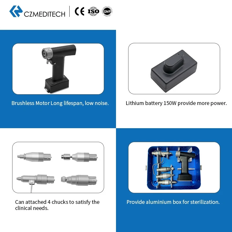 Заводская цена медицинский электроинструмент костная хирургия импульсная дрель