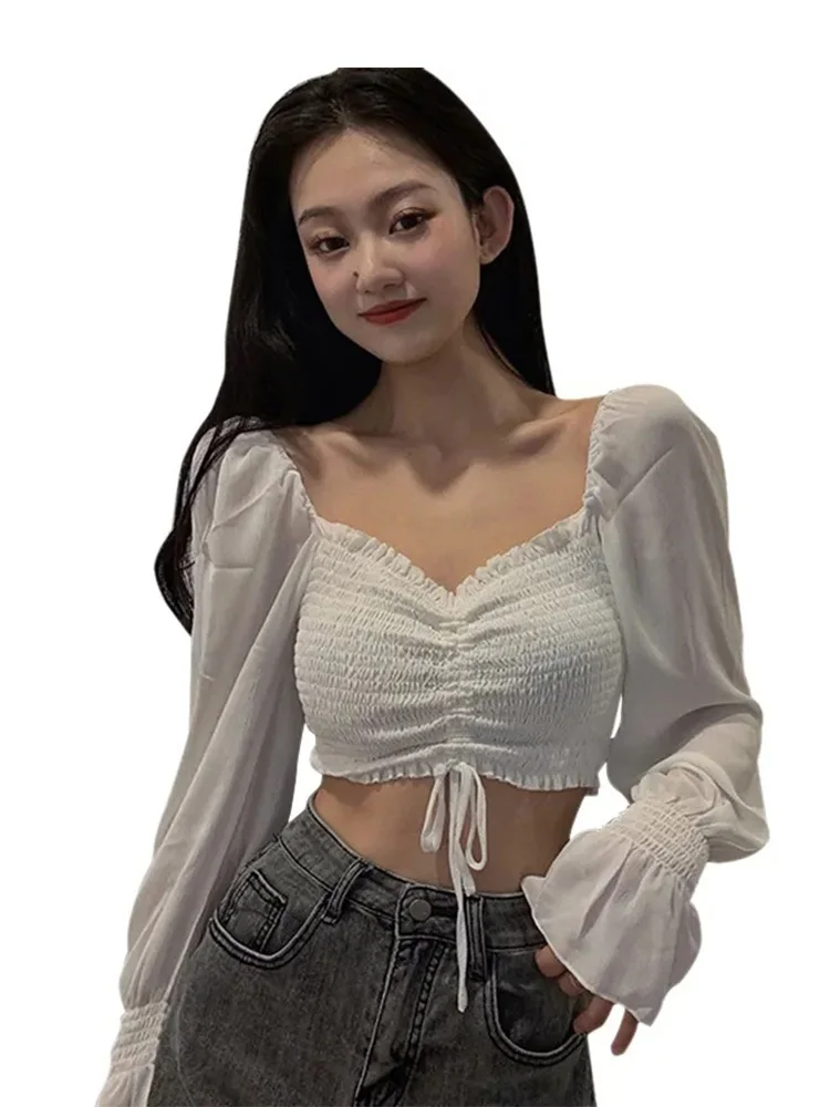 Женская модная рубашка с открытыми плечами привлекательная Милая