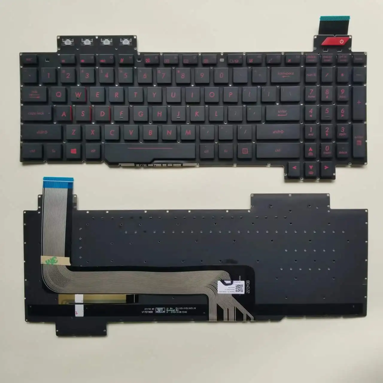 Новая американская русская клавиатура для Asus FX503 FX503V FX503VD FX503VD-EH73 FX63 FX503VD-WH51 FX503VM