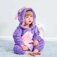 baby onesie flannel childrens suit newborn clothes baby cute owl animal shape romper