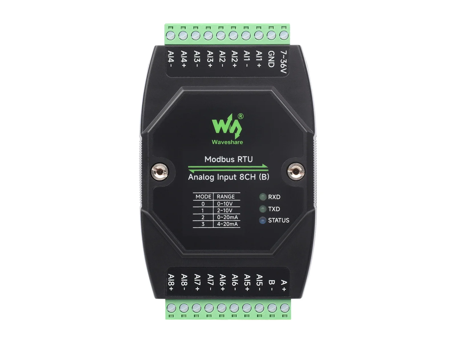 

Waveshare Modbus RTU Аналоговый вход 8 каналов