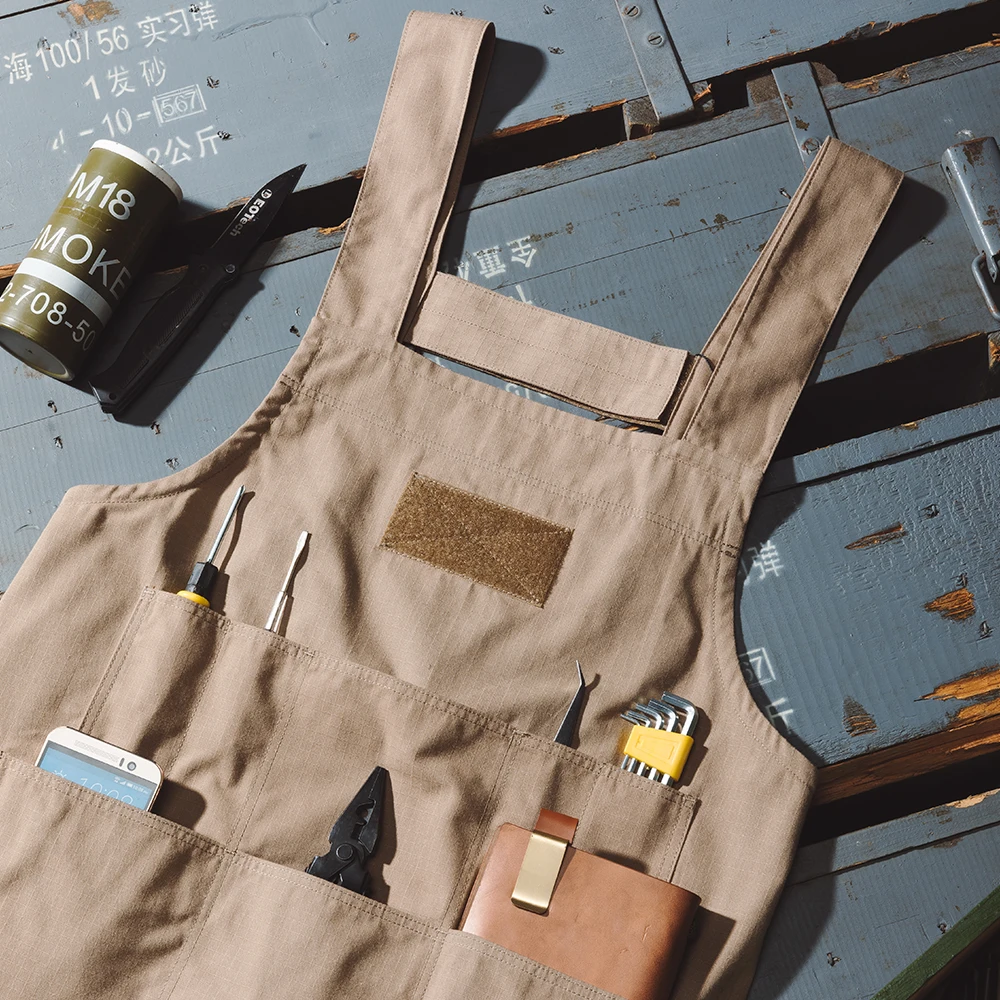 Тактический жилет без рукавов фартук для инструментов механика быстросъемная