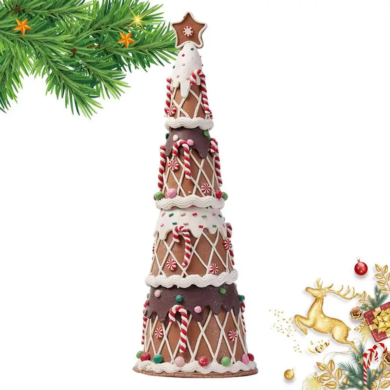 

Настольная Рождественская елка, Декоративная елка, искусственные украшения с шоколадом