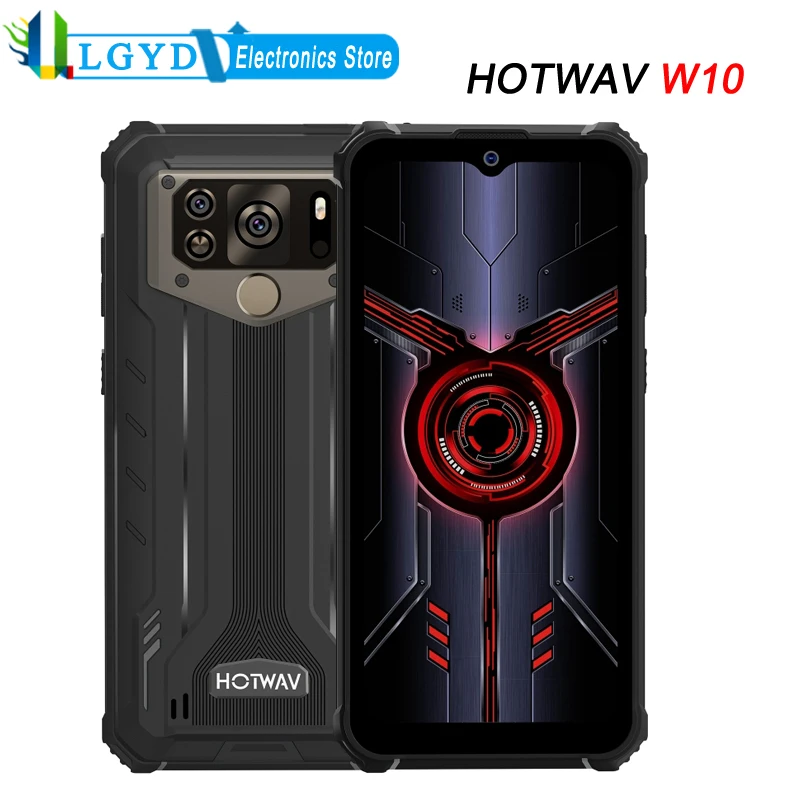 HOTWAV W10 Rugged Phone 6.53 inch 4GB RAM 32GB ROM Android 12 MTK Helio A22 MT6761 Quad Core 4G LTE 15000mAh Fingerprint Face ID enlarge
