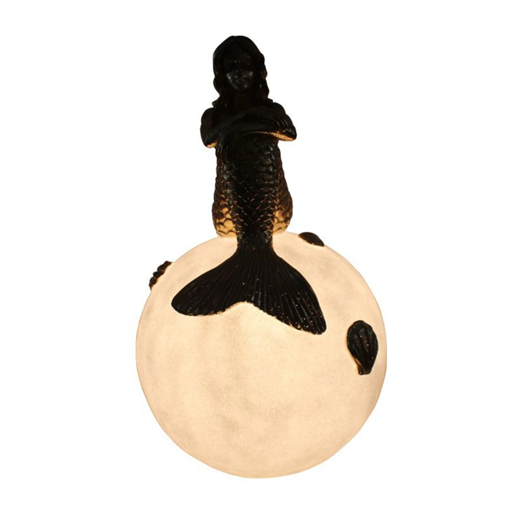 

Home Bedroom Retro Decor mermaid Light Lamps For Room Decorations