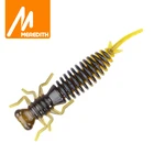 MEREDITH 85 мм 4 шт. мягкие приманки для рыбалки искусственные рыболовные червяки личинки силиконовые басы Щука Гольян Swimbait джиггинг пластиковые приманки