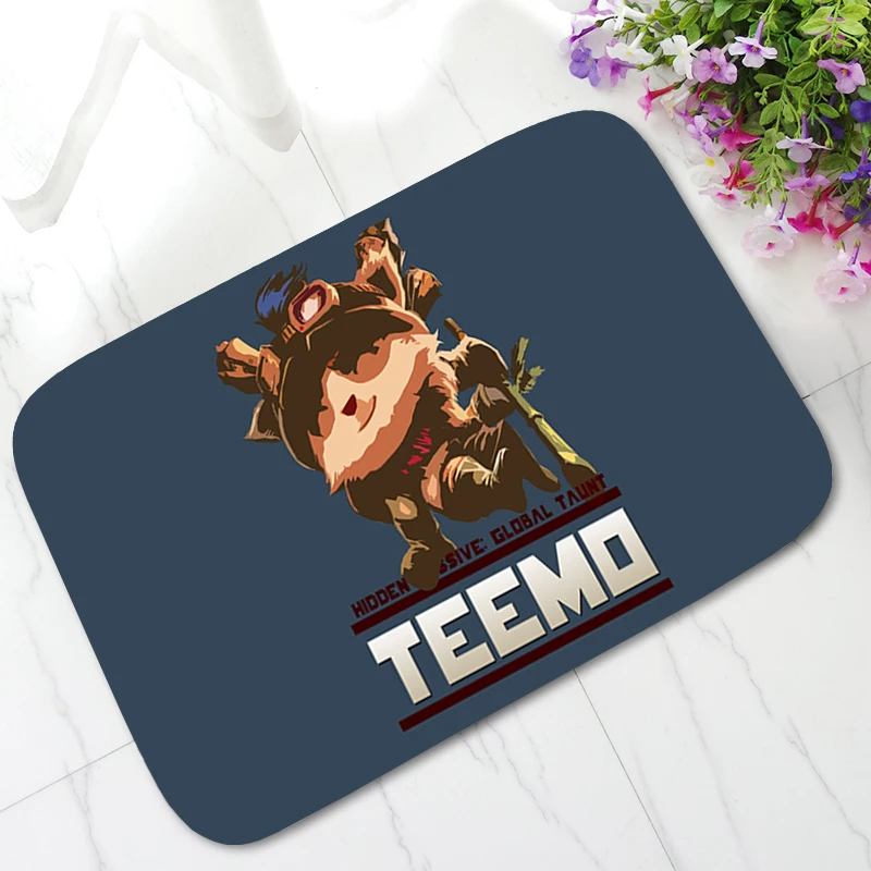 

Семейный входной коврик для дома, Teemo LOLS, внутренний Придверный коврик, кухонный ковер, коврик для ног, двери, ванной комнаты, молитвы для пола