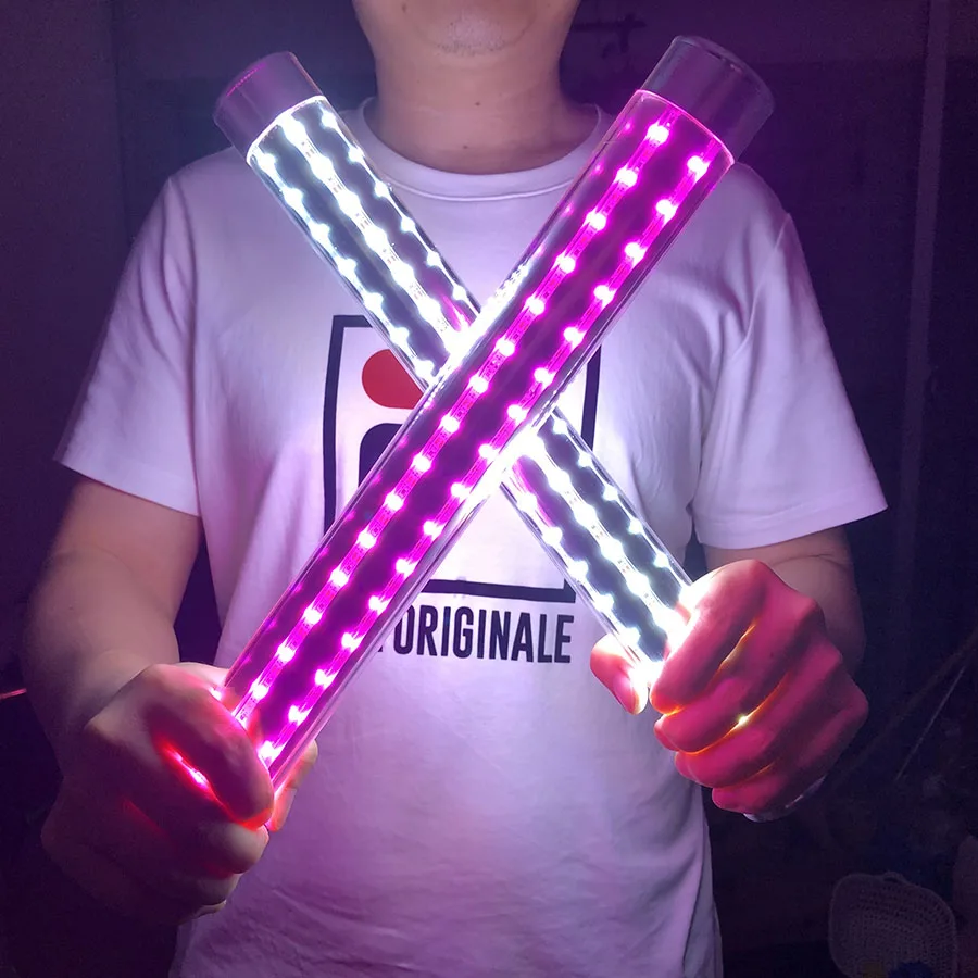 

25/35CM Handheld Dance Flashing Sticks Dance Wand LED Strobe Baton LED Sparkler Light For Nightclubs Party Bar KTV Decor