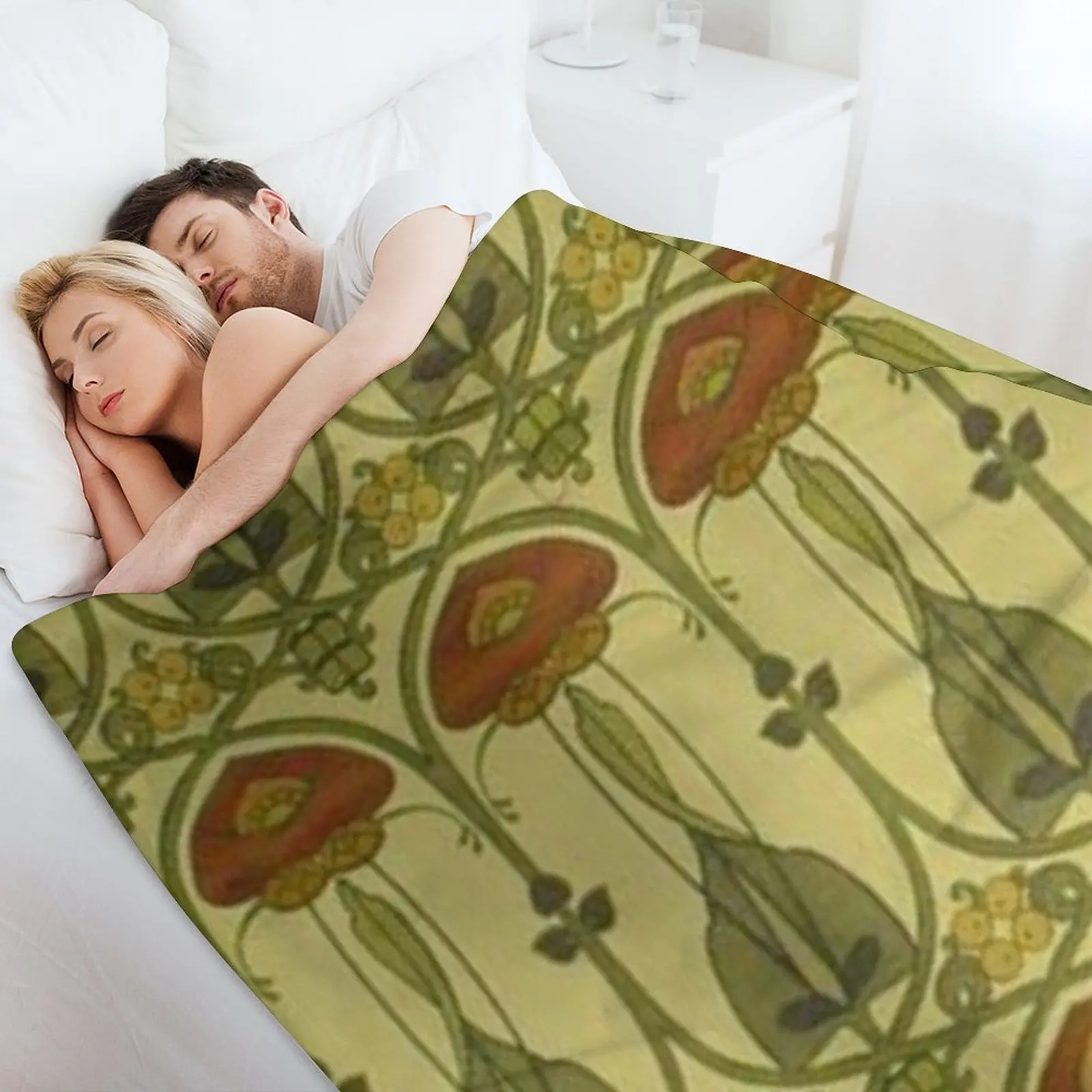 Charles rennie mackintosh художественное тканевое одеяло декоративное для дивана