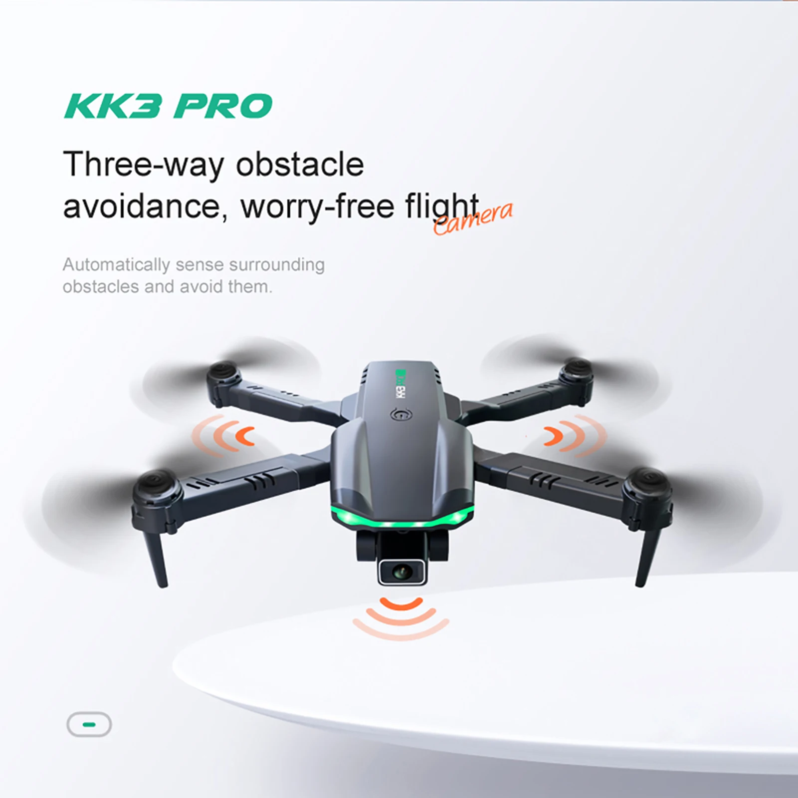 

WLRC KK3 Pro Drone RTF Optical Flow Positioning Foldable Quadcopter GPS 5G WiFi FPV with 4K/6K HD Dual Camera RC Helicopters Toy