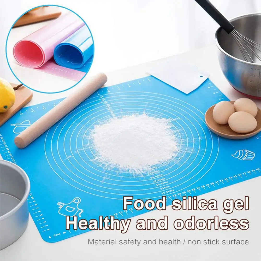 

Silicone Pad Baking Mat Sheet Baking Mat Rolling Dough Pizza Extra Large Dough Non-Stick Maker Holder Kitchen Gadgets Home Tools
