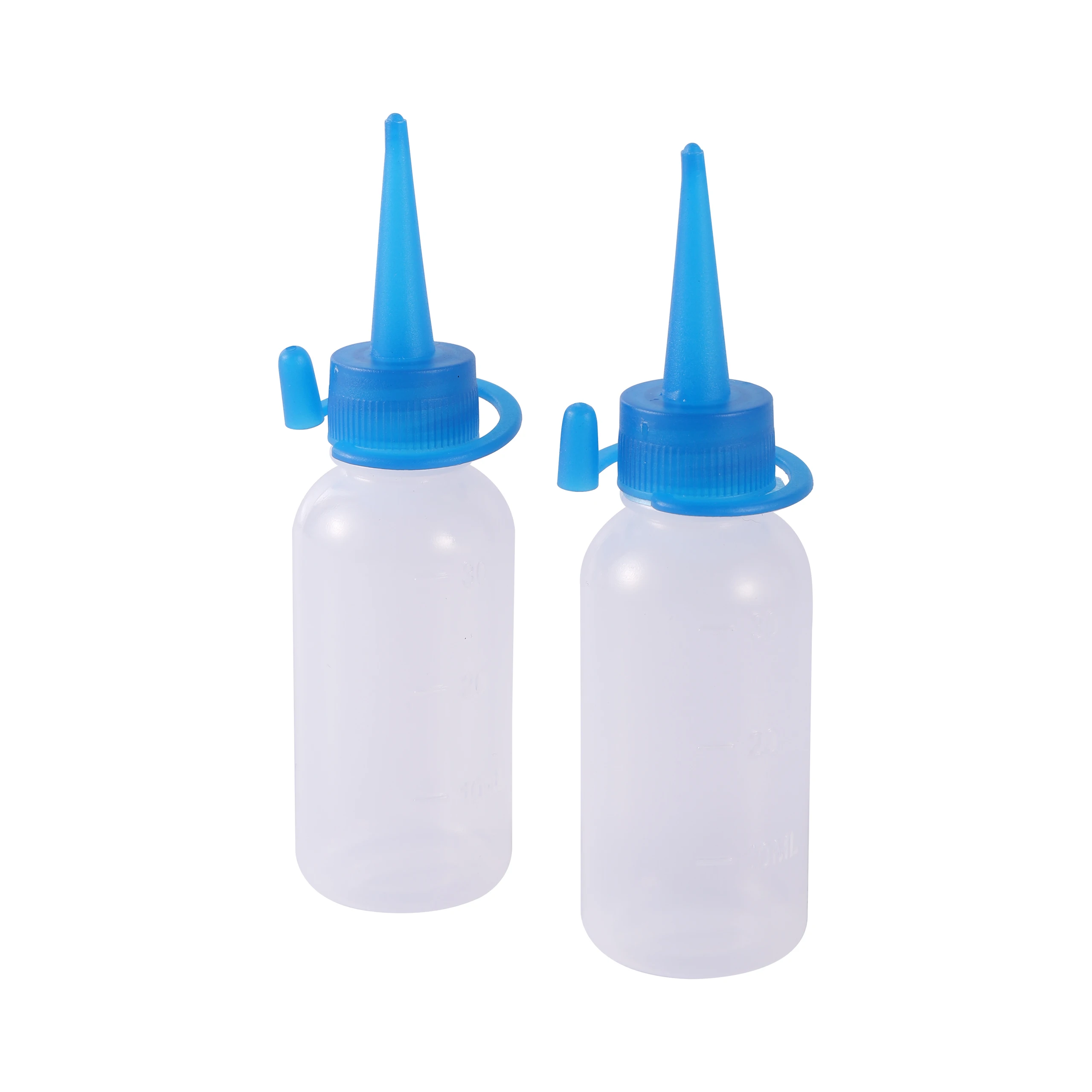 30ml Thickened plastic bottle Glue Oil bottle tip Oiler Water bottle for Oil Outlet Needle Tip Applicator Precision Bottle 4Pcs