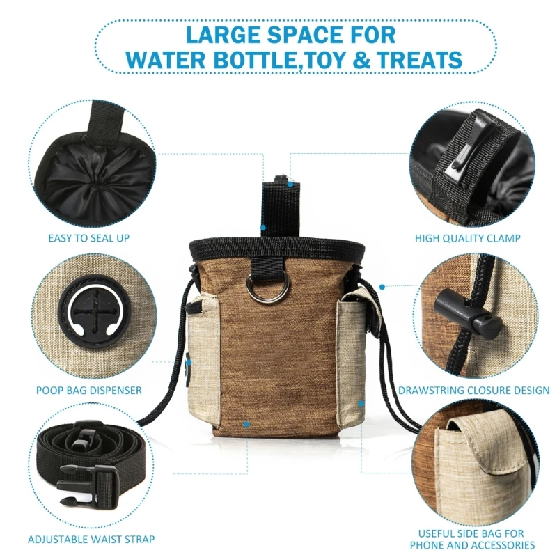 

Supplies For Large Kibbles Training Bag Dogs Treat Dog Snacks Waist Bag Small Pet Pet For Treats, To Toy