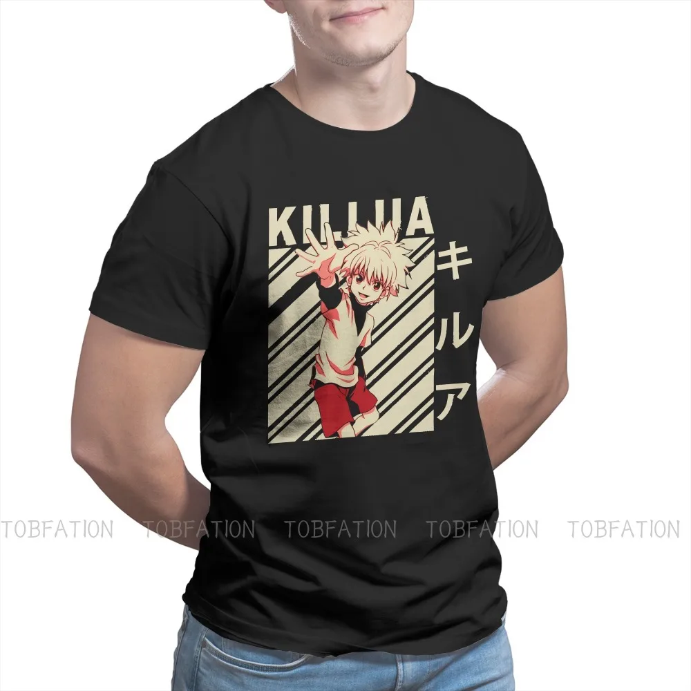 

Killua Zoldyck Специальная футболка Hunter x Hunter Gon Kurapika аниме Удобная новая модель подарка