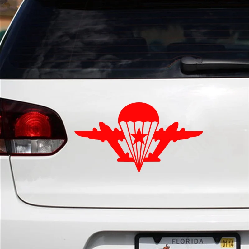 

ВДВ со звездой Airborne шшютиста воздушно-качающаяся со звездой без парашюта Автомобильная наклейка и Наклейка Виниловые автомобильные наклейки