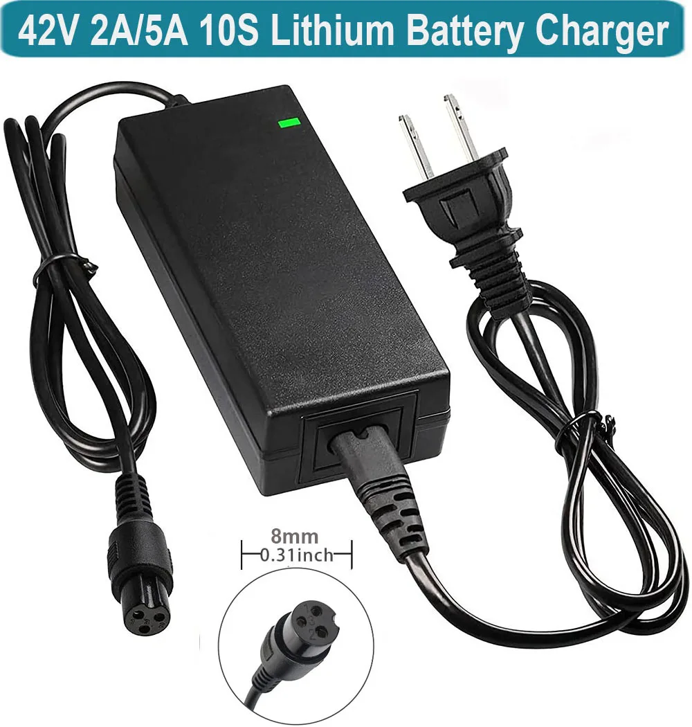 42V 2A Charger 3 Prong for for Pocket Mod, Sports Mod, and D