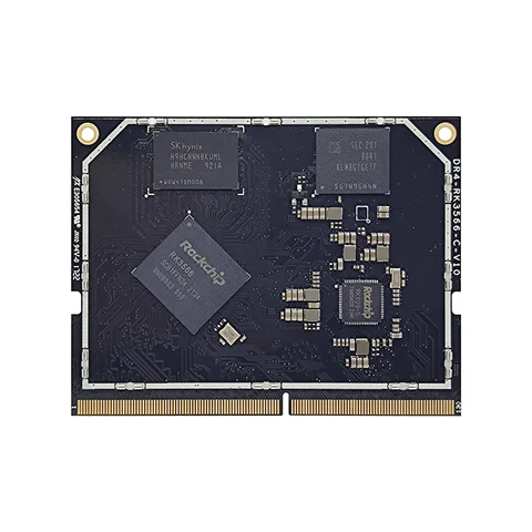 Плата разработки Rockchip RK3566 Основная плата RK3566 с золотым пальцем Rockchip Rongpin DR4-RK3566