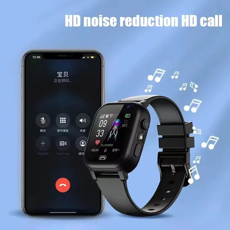 Детские смарт-часы Lenovo 2027 5G с GPS, SOS, видеозвонками, HD-камерой, водонепроницаемостью, поддержкой SIM-карты и наушниками для мальчиков и девочек (art.: 3920db3fec7fc) - 3920db3fec7fc