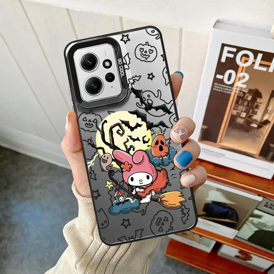 Хэллоуин милая искусственная кожа для Redmi Note 10 12 13 4G чехол телефона 10S 10Pro 11 11S Pro4G 5G