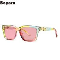 boyarn 2022 uv400 shades exclusive for fashion street photography modern sunglasses retro ins sunglasses oculos glasses
