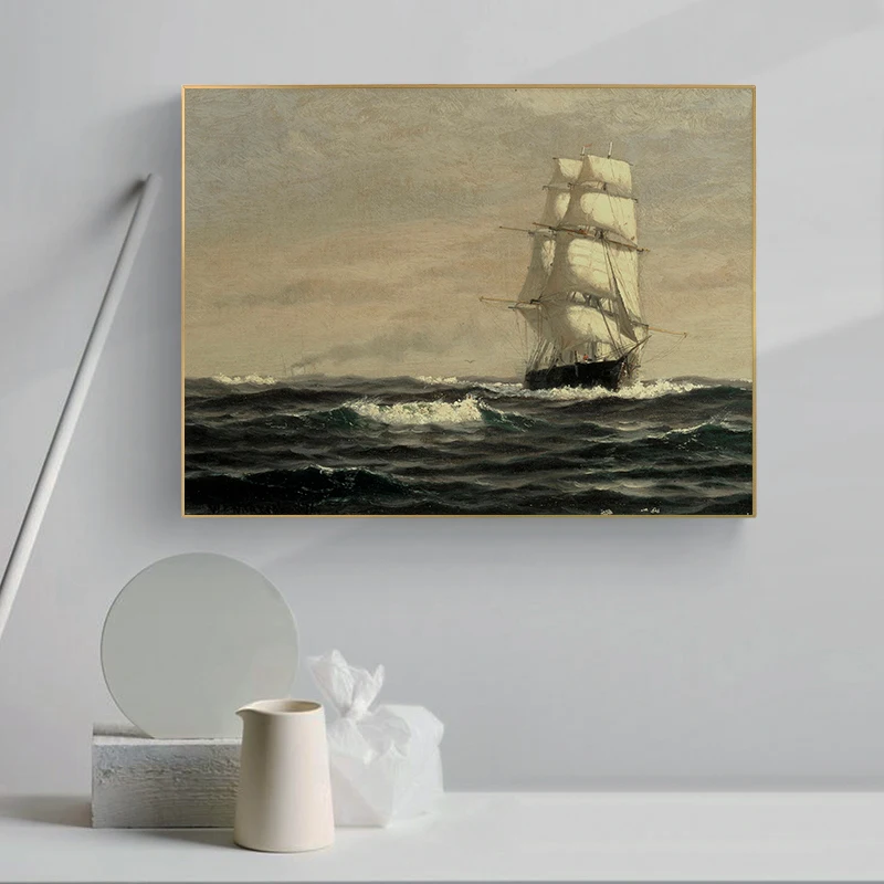 Печать на холсте &quotМорской пейзаж&quot