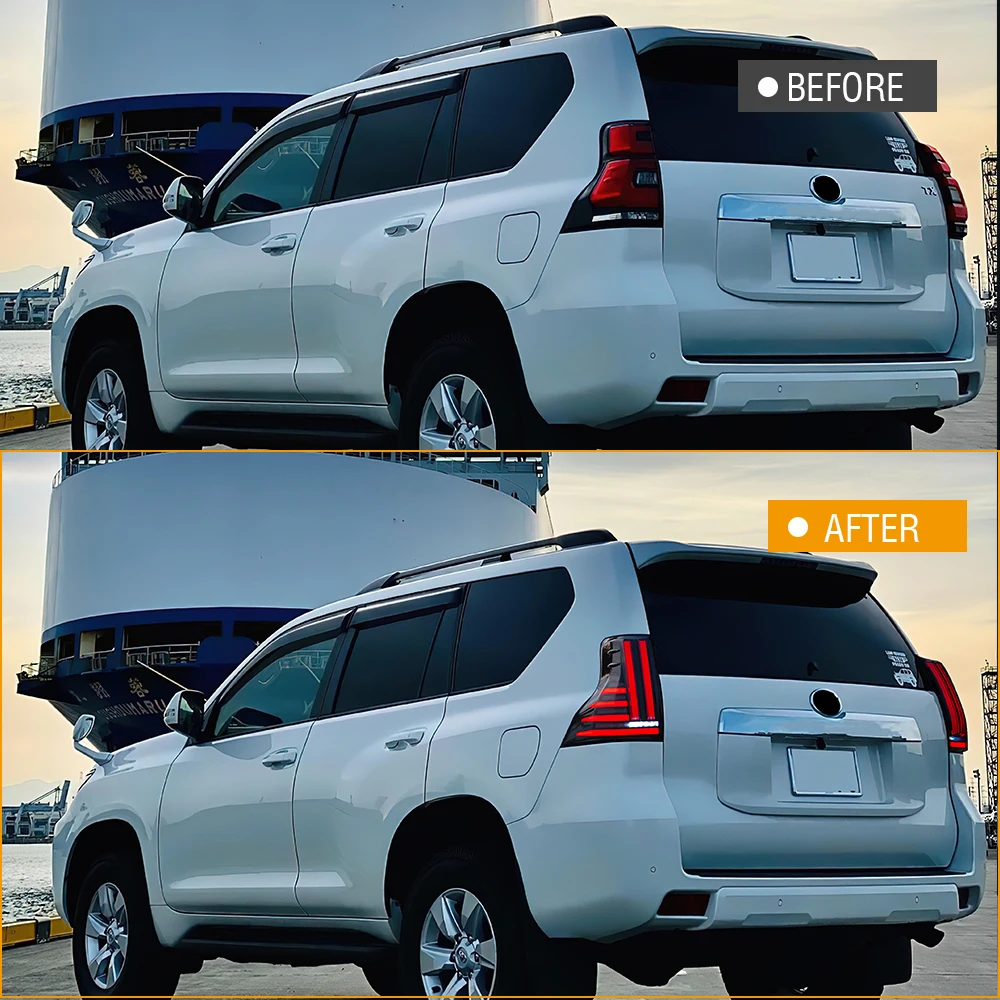 Задние фонари для Toyota Prado 2013-UP автомобильные аксессуары задние светодиодные