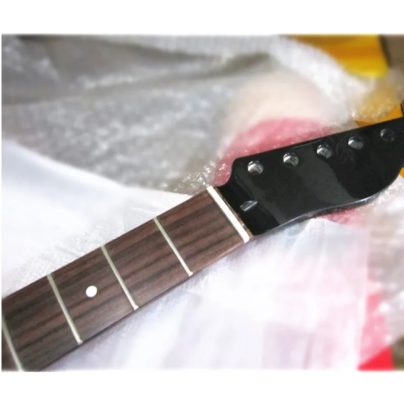 Фото disado 21 Frets Maple Electric Guitar Neck Rosewood Fretboard Inlay Dots Glossy Paint Guitar parts Accessories Can Be Customized №1