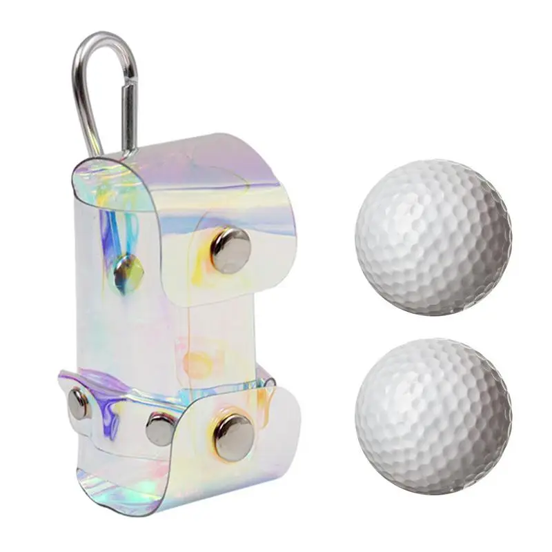 Bag Pouch Pvc Small Golf Ball Bag Golf Waist Pouches With Magnetic Buckle Mini Storage Bags For Golf