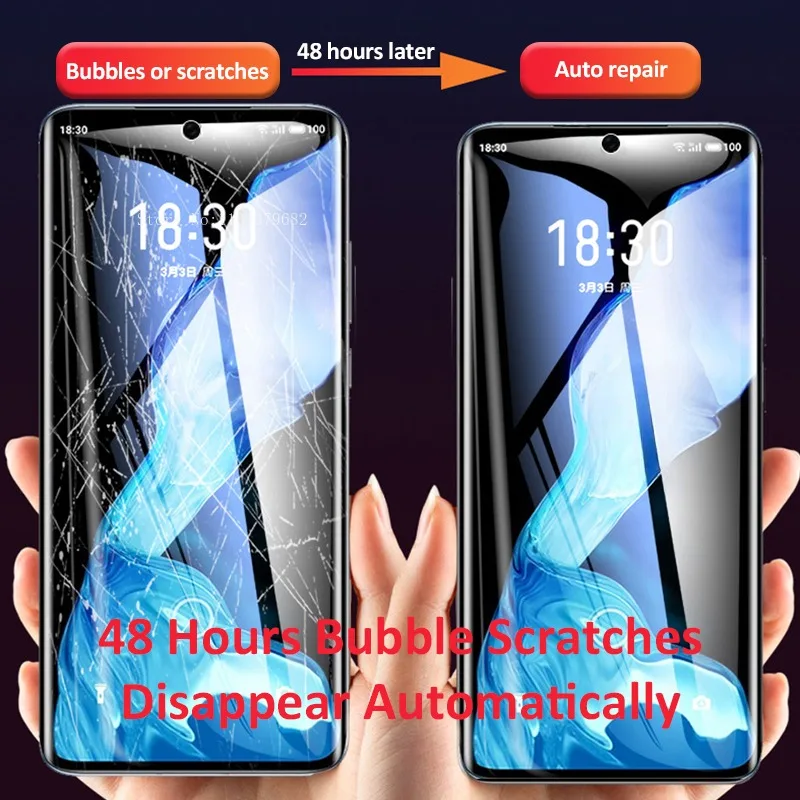 Фото Изогнутая Гидрогелевая пленка для защиты экрана Huawei Nova12 11 10 Honor Magic4 5 6 Honor 200 100 90 80Pro Plus №4