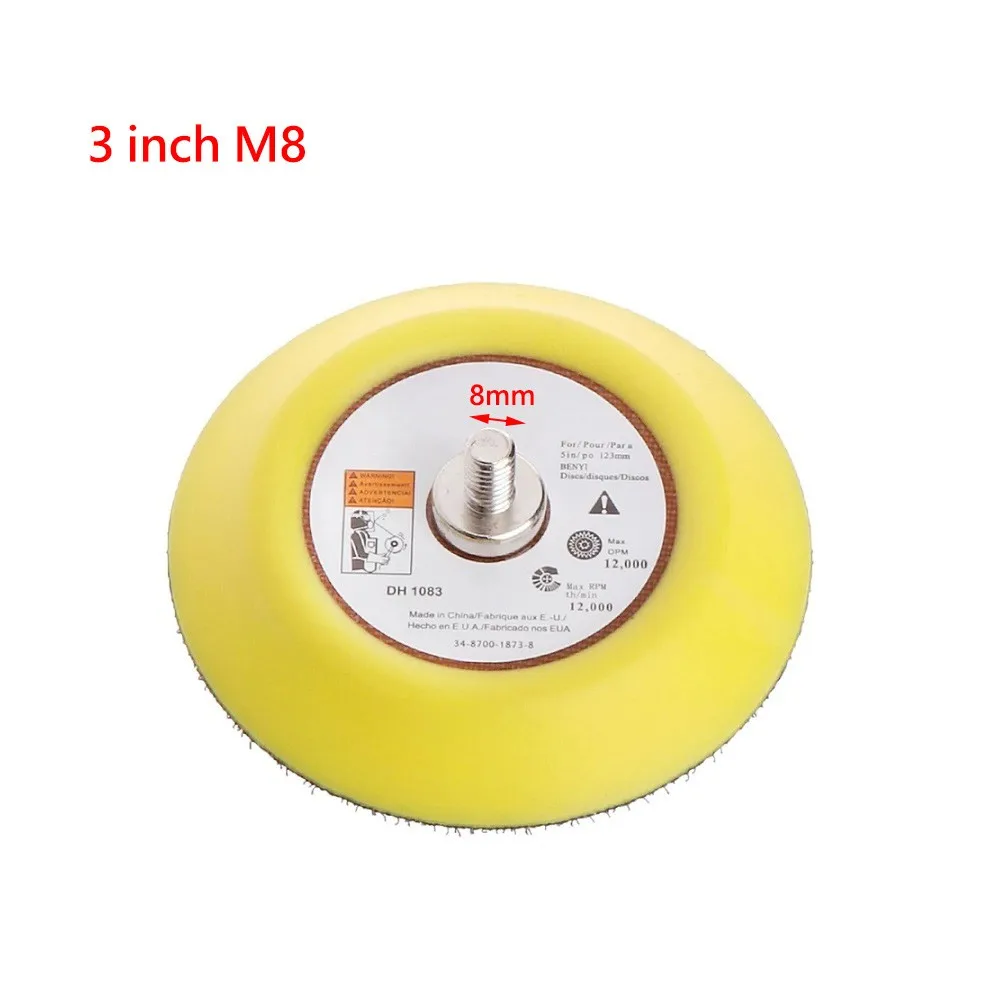 

Xmas Gift Newest Top-quality 2021ER Sanding With Drill Attachment Hook Loop Pad Polishing Backing Disc 2” 3” 5” 6m