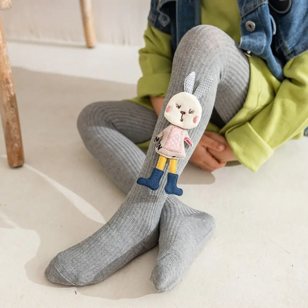 

Cotton Kids Tights Skin-friendly Cartoon Rabbit Cute Children Pantyhose Elastic Breathable Kids Stockings Children