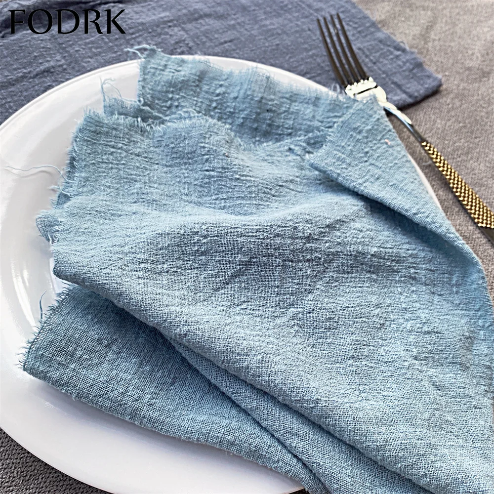 12 шт. скатерть свадебные салфетки для тарелок коврик Сервировочная ткань